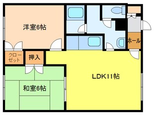 柏恵館Ⅱの物件間取画像